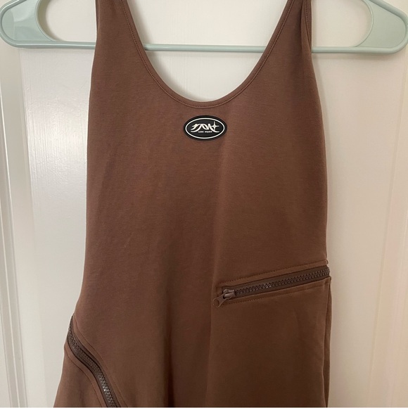 Stylish Brown Backless Dress by - Picture 3 of 9
